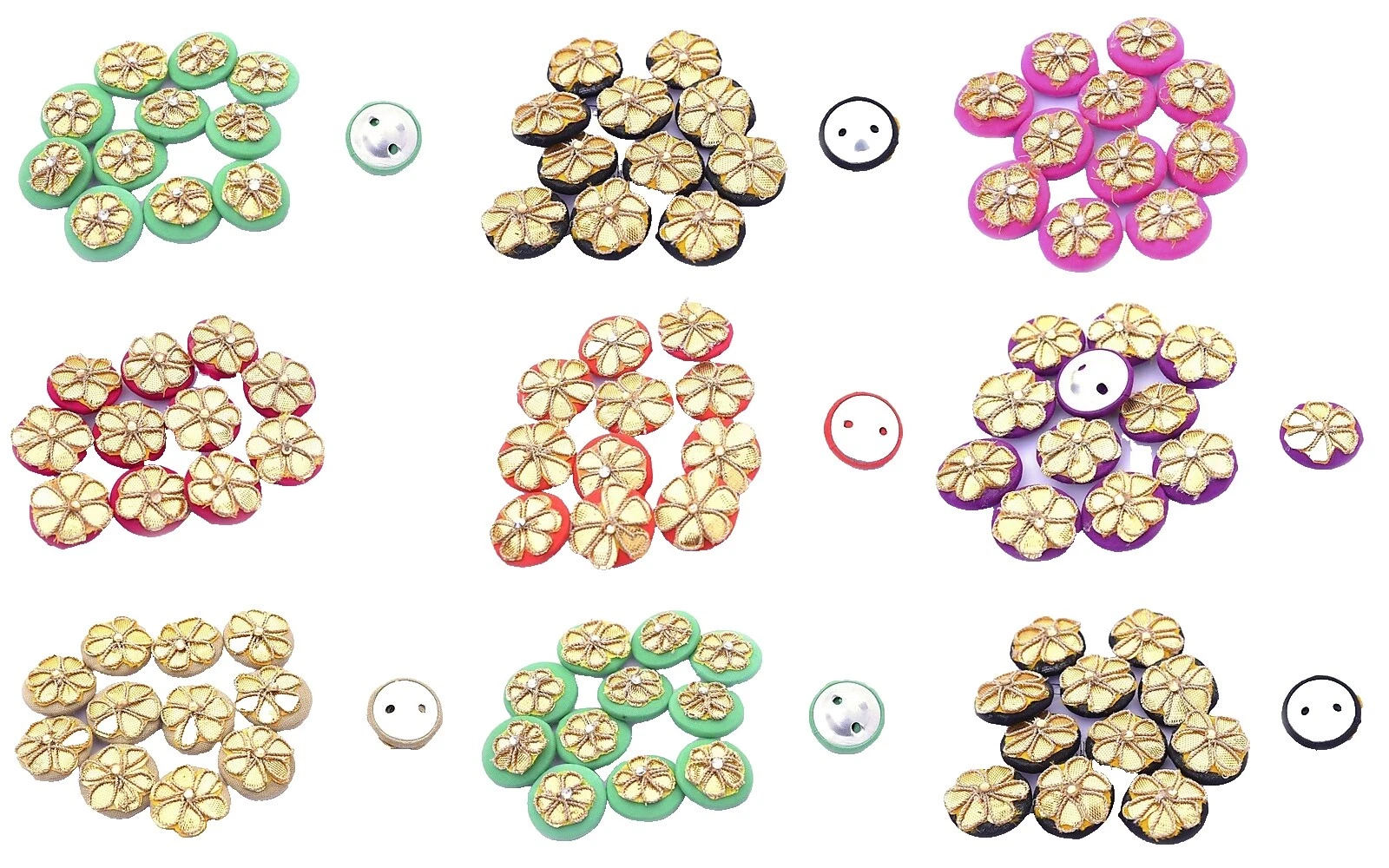 Fabric Crafts 2-Hole Flat Button Sewing Buttons