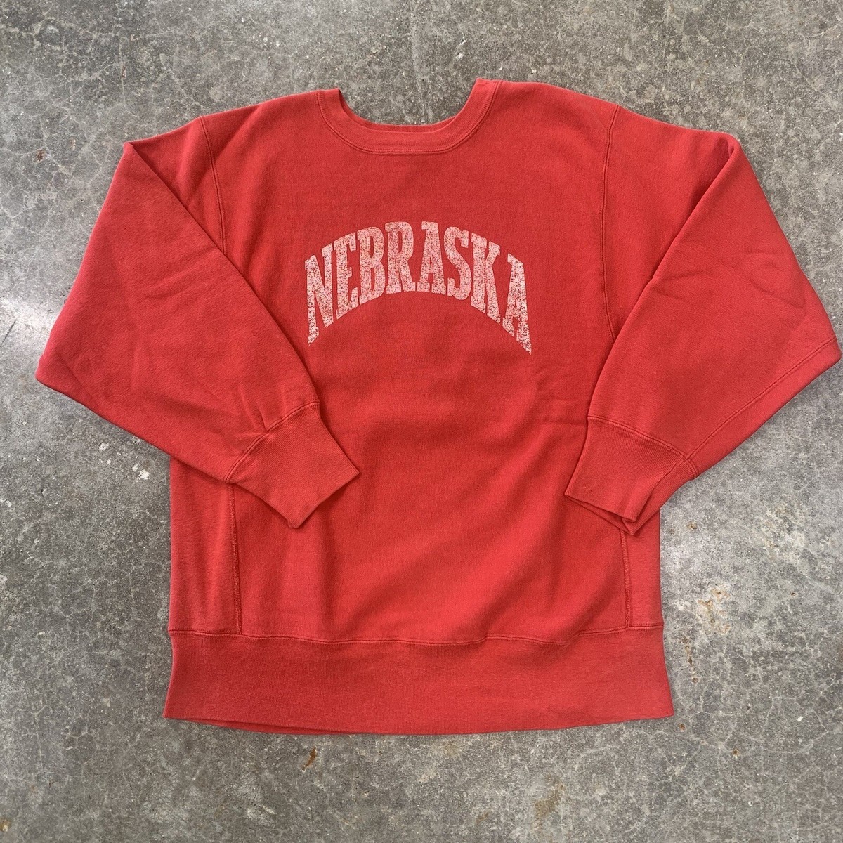 80 Champion Reverse Weave Nebraska スウェット Vintage Champion Reverse Weave Sweatshirt XXL 80s Nebraska