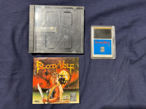 Turbo Grafx 16 Bloody Wolf Tested Free Shipping