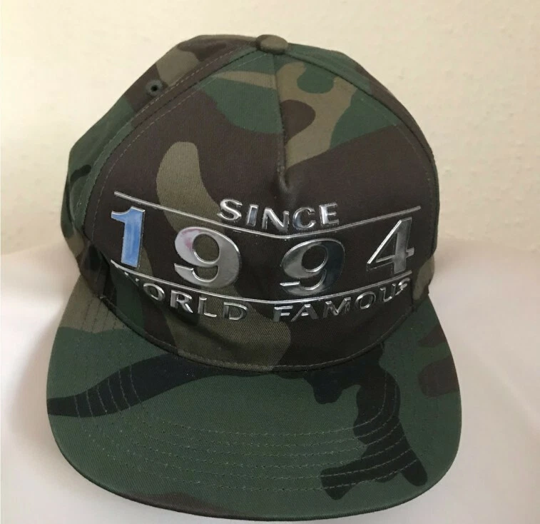 Casquette 5 panneaux SS16 Supreme Way Back Woodland Camo