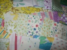 150g Bags Retro Vintage Fabric Material Cotton Scrap Bundle Sewing Remnants