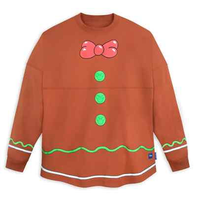 Disney Happy Holidays Mickey Mouse Gingerbread Spirit Jersey Adult