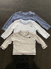 Bundle of 3 long sleeved T Shirts with cute dinosaur motif 9-12 months VGC
