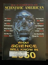 Scientific American Magazine December 1999 Science in 2050 Robots Space Genes