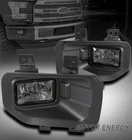 15-17 FORD F-150 PICKUP BUMPER FOG LIGHTS LAMPS SMOKE W/BEZEL+SWITCH LEFT+RIGHT