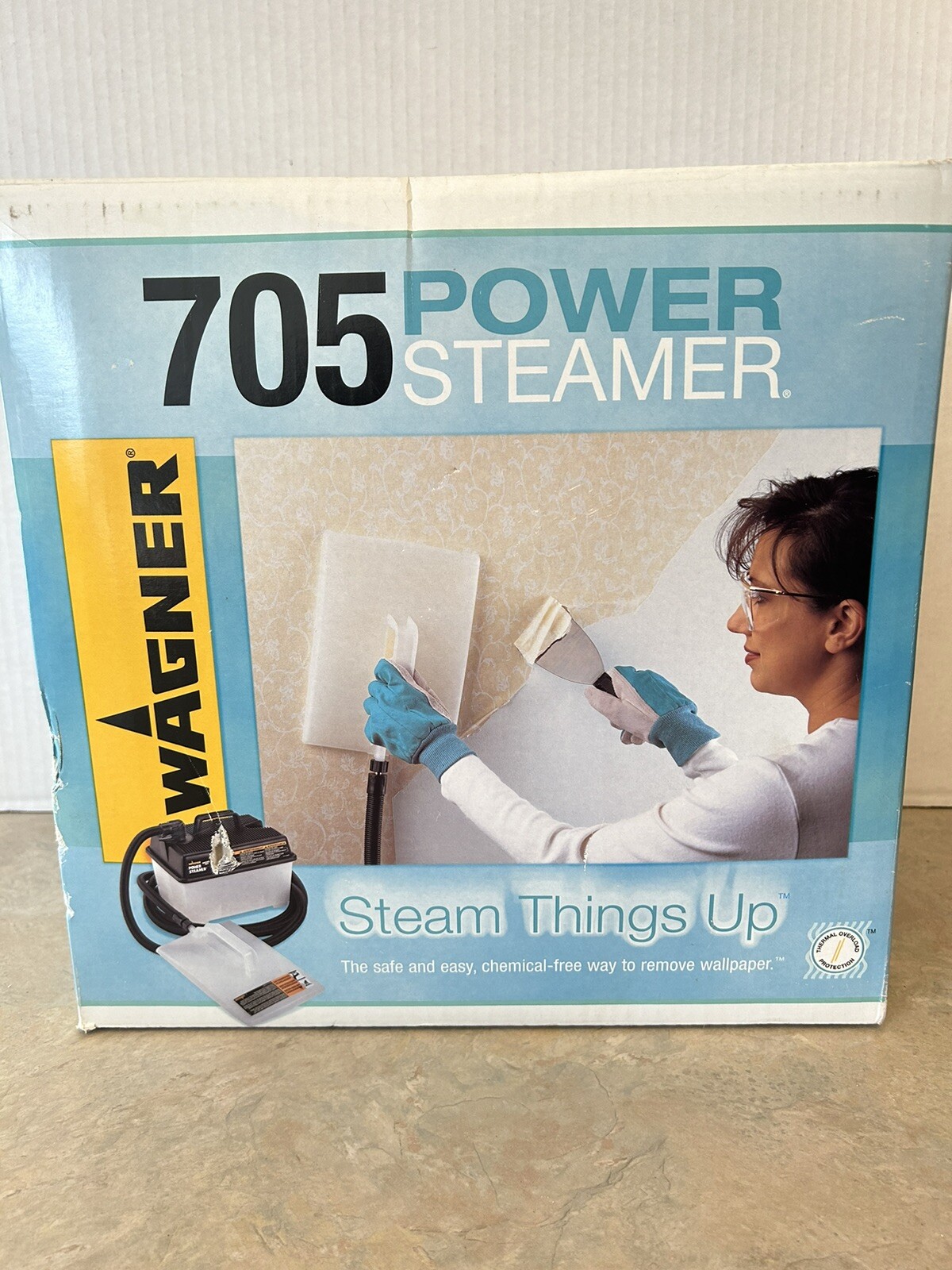 Wagner 705 Power Steamer Paint Prep Wallpaper Remover Strip Tool