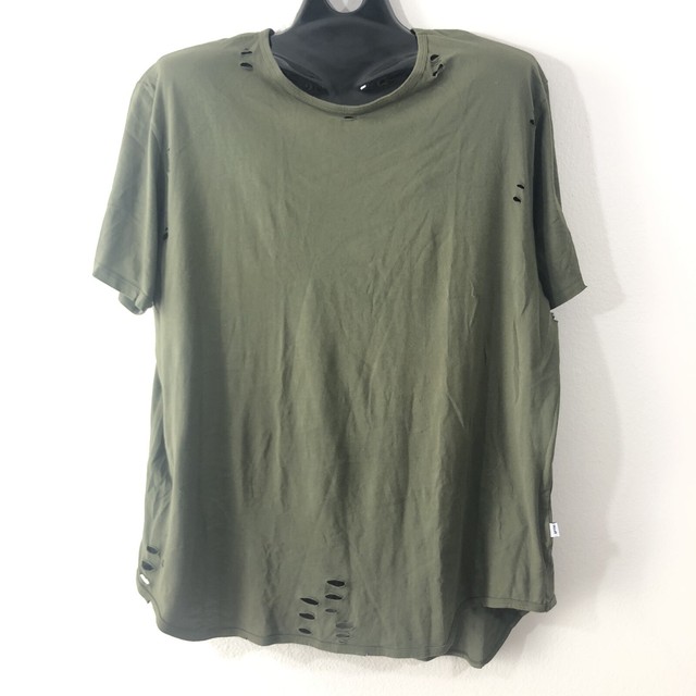 distressed hole shirt