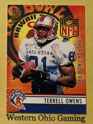 2001 Pacific Crown Royale Terrell Owens #18 Pro Bowl Honors