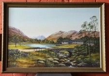 Kevin Platt, A Lake District Bridge, original Cumbria art,