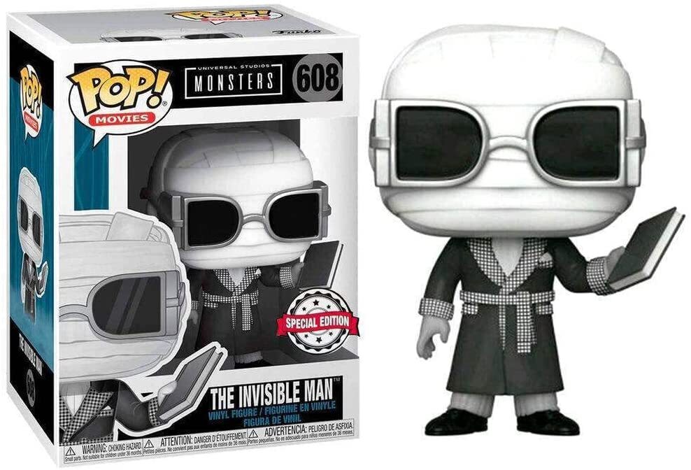 Funko Pop De Universal Studios Monsters: The Invisible Man Vinilo
