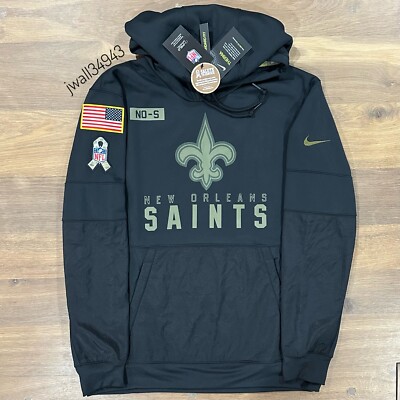 AUTHENTIC Nike New Orleans Saints Salute to Service Hoodie Men's