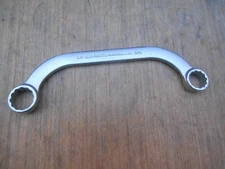 Vintage Proto 1730 curved Double Box-End Wrench - 5/8" x 9/16", 12pt, New - USA,