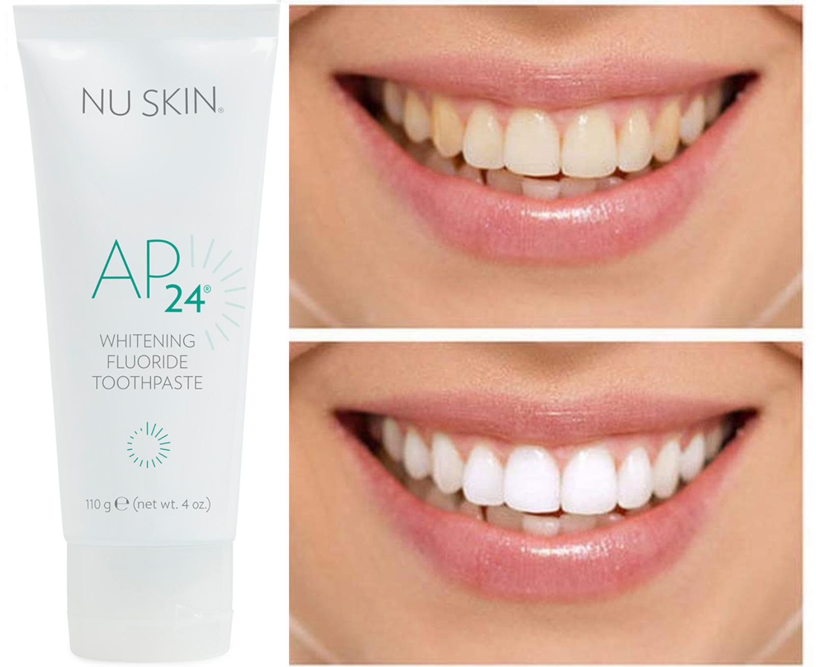 Lot De 5 Dentifrices NuSkin AP24 Blanchissant Au Fluorure - Neufs Sous Emballage