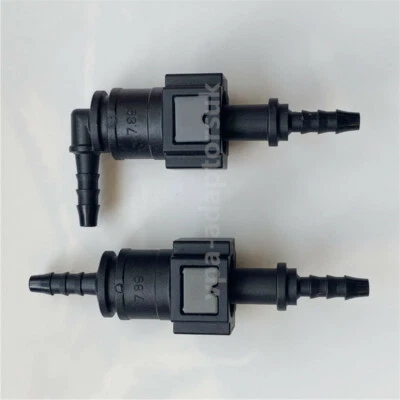 Car Motorcycle Fuel Line Hose Pipe Quick Release Coupler Connector 7.89 x 4mm
