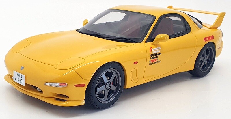 KYOSHO Auto Scale Collection イエロー Kyosho Mini-z Body ASC MAZDA RX-7 FD3S INITIAL D MZP425Y | eBay