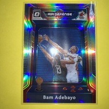 2020-21 Optic Bam Adebayo Air Defense Holo Silver Prizm Card New Orleans Pelican
