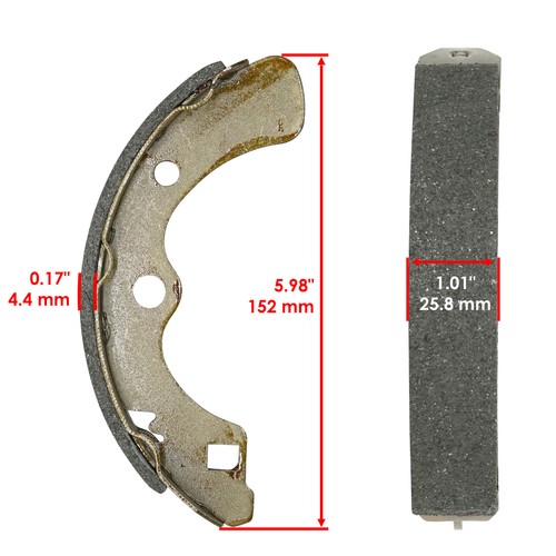 Rear Brake Shoes Cylinder for Kawasaki Mule 2510 KAF620A KAF620 A 4X4 1994-2000 - Picture 3 of 7