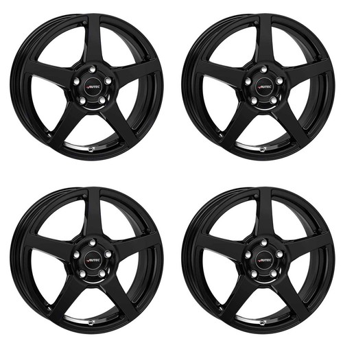 4 Jantes Autec VALEA 7.5x18, ET45, 5x114,3, Noir - Pour Kia Niro, Optima, Soul...