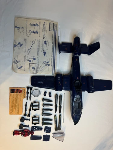 Vintage GI Joe, 1984 Cobra Rattler, 100% Complete w/Wild Weasel, FC, and BP