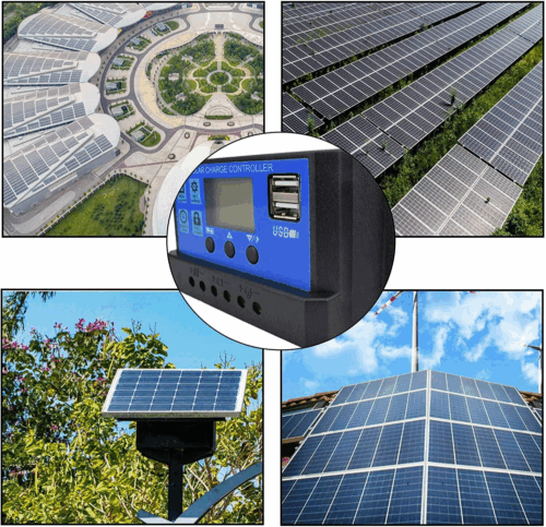 30A Solar Panel Battery Charge Controller 12V/24V LCD Regulator Auto Dual USB US - Picture 4 of 12