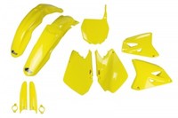 Kunststoff Verkleidung Kit Full Suzuki RM 125 - 250 2001 - 2005 Ufo Plast Gelb