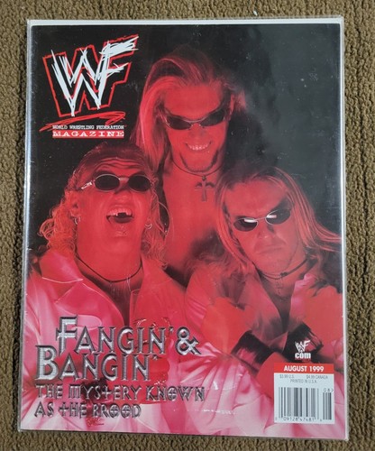 WWF WWE WCW THE BROOD AUGUST 1999 WRESTLING MAGAZINE EDGE CHRISTIAN W POSTER