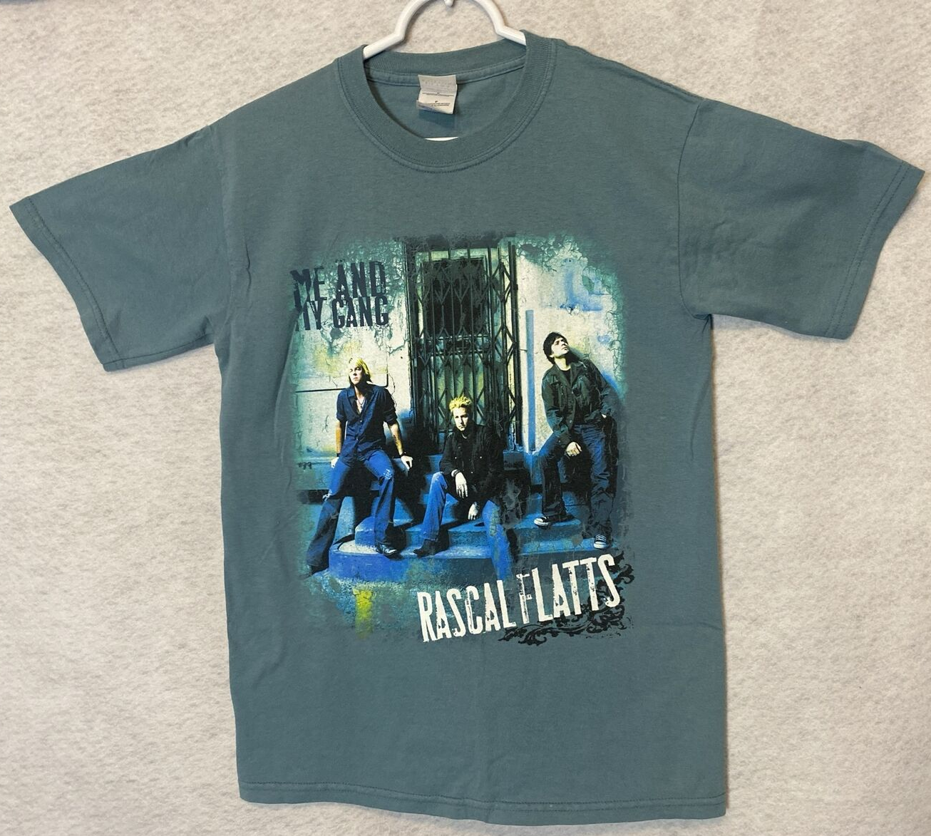 Rascal Flats Me And My Gang  Double Sided Concert Band T Shirt Size Small-image