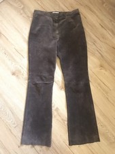 Vintage junior women  s suede leather pants. a.aubrey vntg. Sz 11