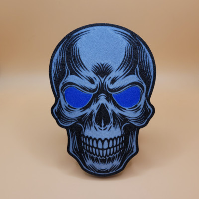 Sinister Skull Trailer Hitch Cover. Fits 2'' x 2'' Receiver. Select your Colors.