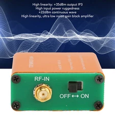 0.1 MHz‑6GHz Full Band Low Noise Amplifier 20dB LNA RF Power Preamplifier