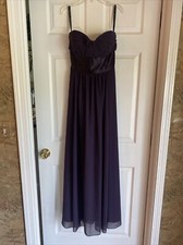 bill levkoff bridesmaid dress Purple Strapless