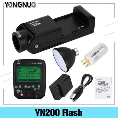 YONGNUO YN200 TTL HSS 1/8000s 2.4G 200W Wireless Flash Speedlite 