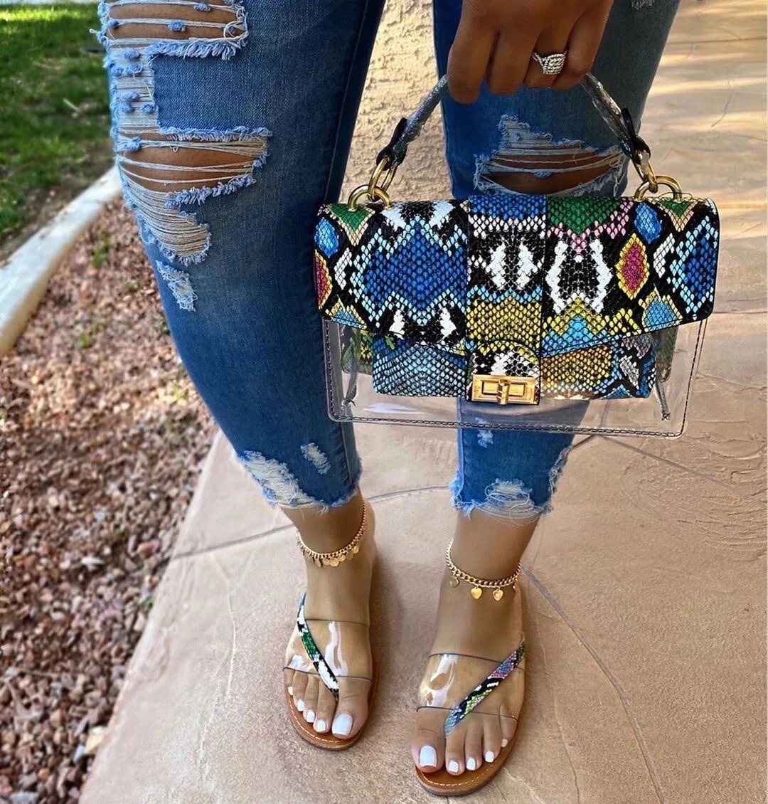 Sandal and online purse set