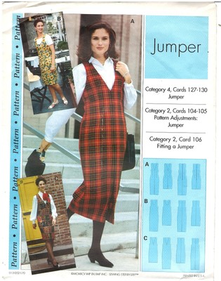 1995 Jumper Sewing Step-by-Step sewing pattern only uncut