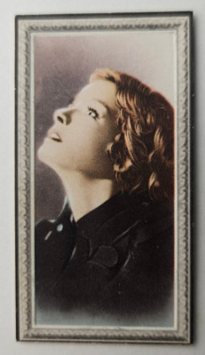 1936 Godfrey Phillips Stars of the Screen Tobacco #15 Katharine Hepburn