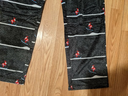 Neu Perry Ellis Herren Nachtwäsche Größe M/M Pyjamahose UVP $ 44 Skifahren Weihnachtsmann - Bild 4 von 5