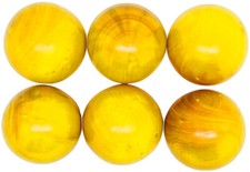 Yellow Lazure Coches For Petanque/Boules Different Quantitys Available