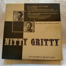 Nitty Gritty Puzzle Game Skor-Mor Anaheim, Ca style LS-27, instructions solution