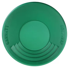 Garrett Prospecting Mining Gravity Trap Backpacker 14" Wet/Dry Gold Pan 1651100