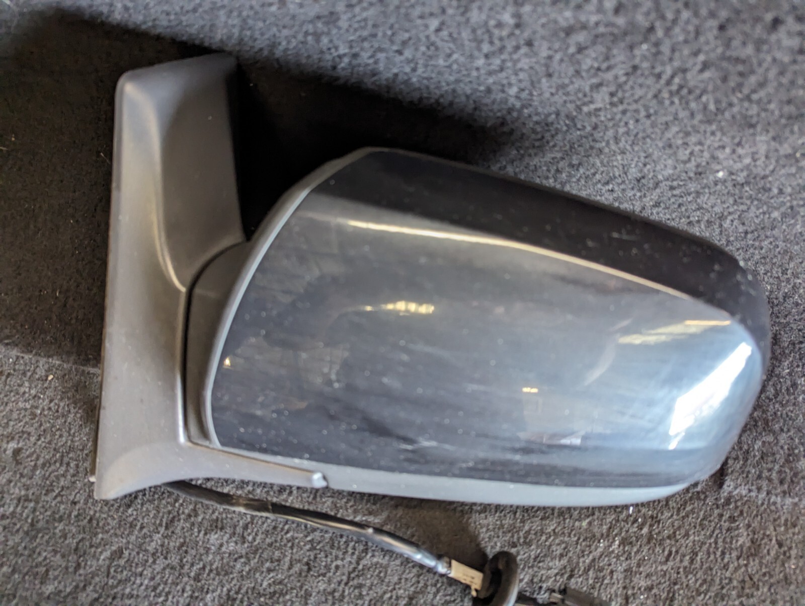 09-14 MK2 VAUXHALL ZAFIRA B NS PASSENGER SIDE WING MIRROR BLACK SAPPHIRE 20R 2HU