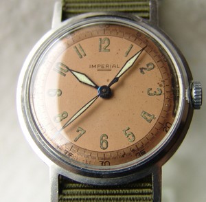 military style wrist watch