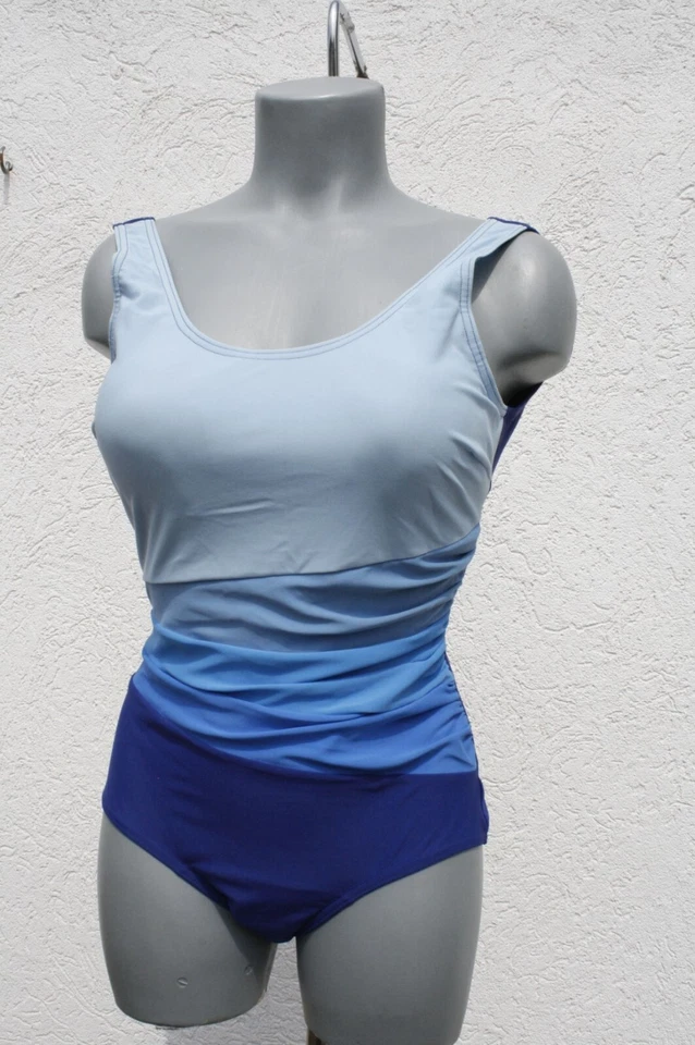 NEU 2023/24 C&A SEXY Badeanzug Einteiler (400589) breite Träger 2-farbig in 40 - Bild 3 von 4