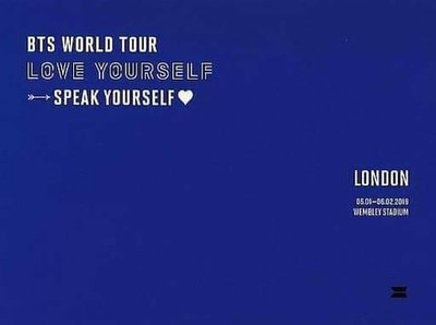 BTS World Tour Love Yourself Speak Yourself London DVD