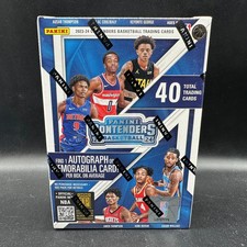 2023-24 Panini Contenders Basketball Factory Sealed Blaster Box 1 Auto OR Mem 