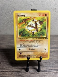 Mankey 55/64 Jungle Regular Common-Vintage-Pokemon TCG-Fast Shipping-NM!!