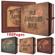 180-Pages Scrapbook Album DIY Photo Album Memory Book for Family Wedding Baby