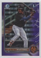 2022 Bowman Chrome Prospects Purple Refractor 142/250 Willy Fanas #BCP-196 uk2