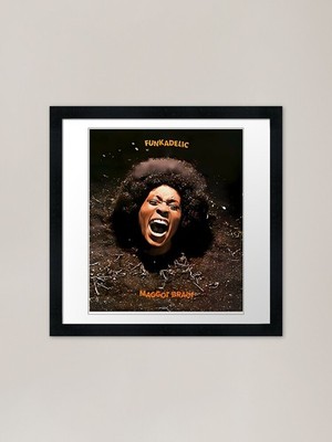 Funkadelic Maggot Brain Rock Band F gerahmtes Wandbild Poster Leinwanddruck Bild