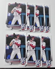 2025 1st Bowman Conor Essenburg 7 Card Lot #BD-124 Braves RC