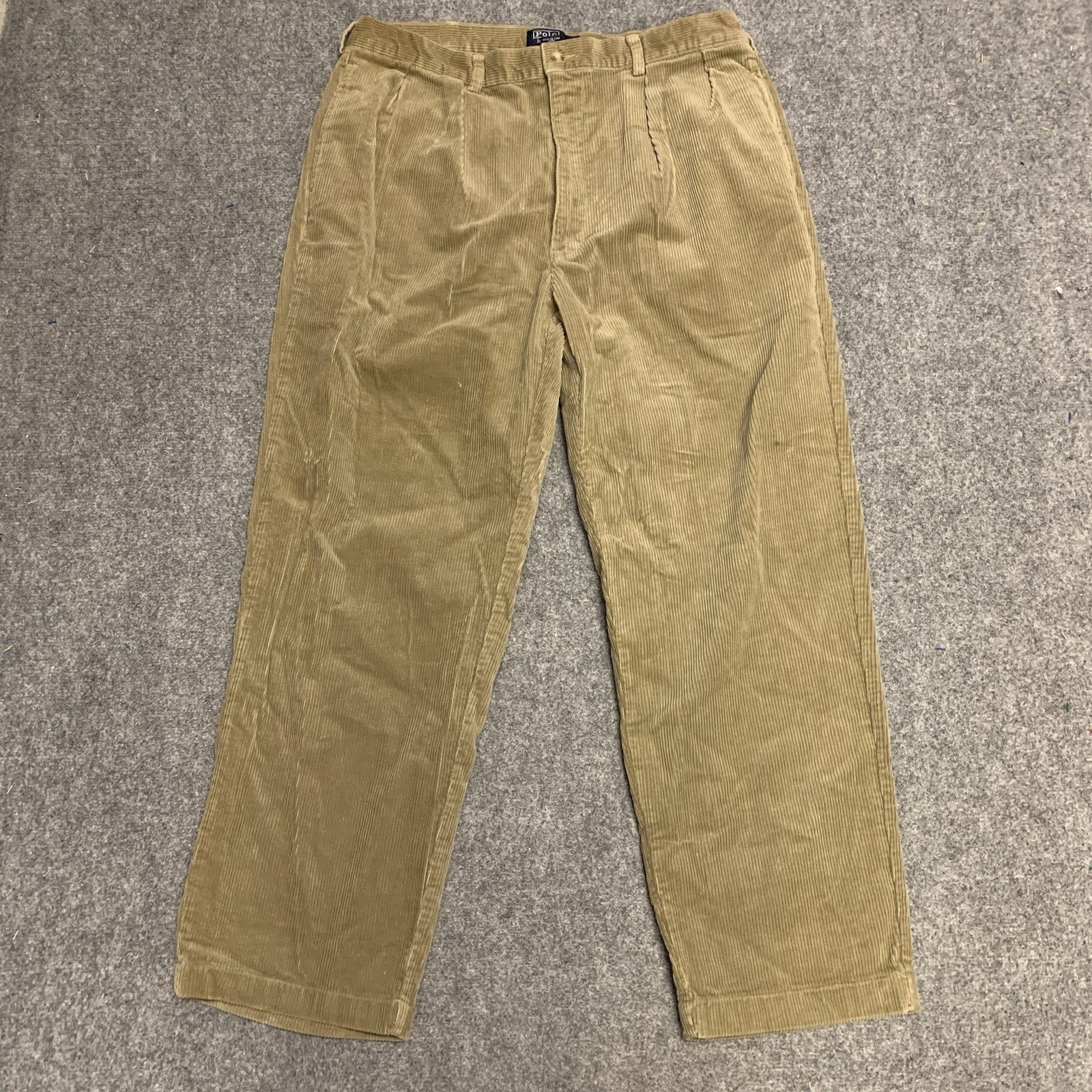 Ralph Lauren Mens Corduroy Chino Pants 38x30 Straight Fit